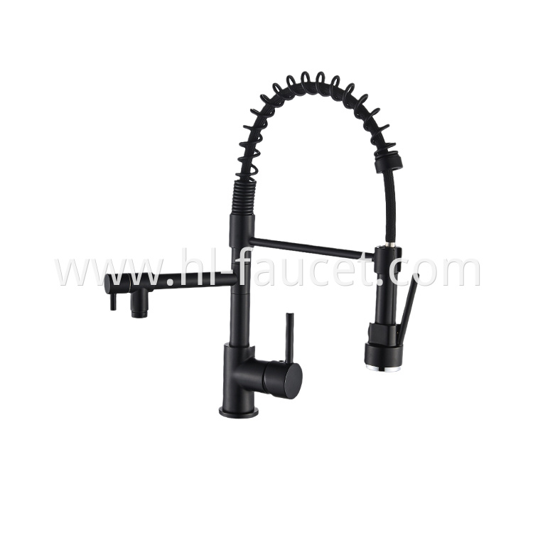 Explosion Style Black Kitchen Sink Faucet